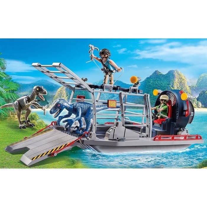 Playmobil dinosaur boat hotsell