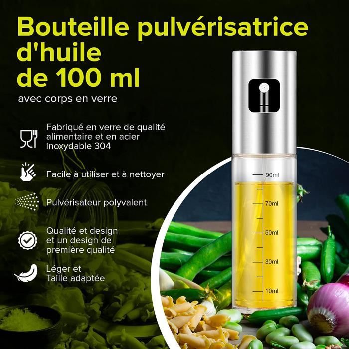 Pulvérisateur D'huile De Cuisine 2 En 1 De 410 Ml - Leroy Merlin