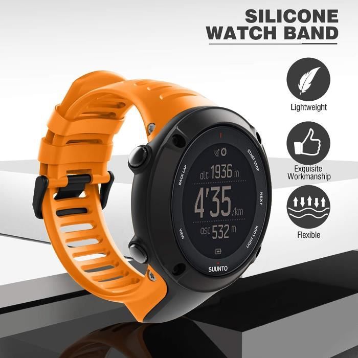 Lot De 2 Bracelet Compatible Avec Suunto Ambit 1 2 2S 2R 3 3 Sport