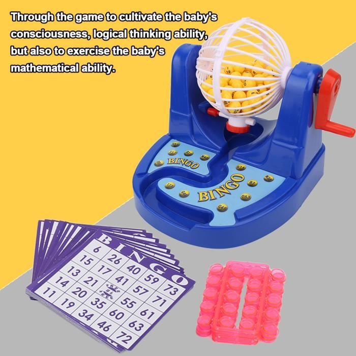 Machine de loterie, jouet de boule de numéros de loterie, mini