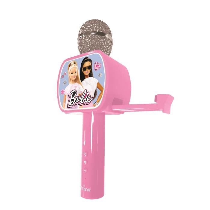 Microphone sans fil Barbie avec enceinte Bluetooth, support téléphone  rétractable et fonction changement de voix - Cdiscount Jeux - Jouets