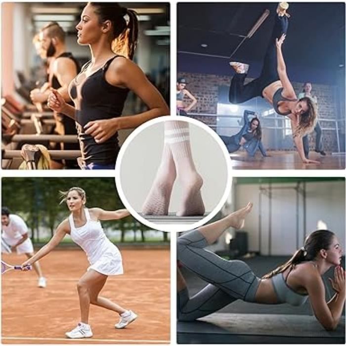Chaussettes antidérapantes pilates deals
