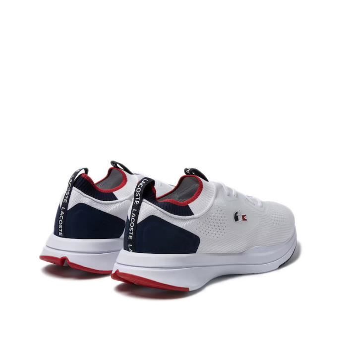 Chaussure lacoste outlet bleu blanc rouge