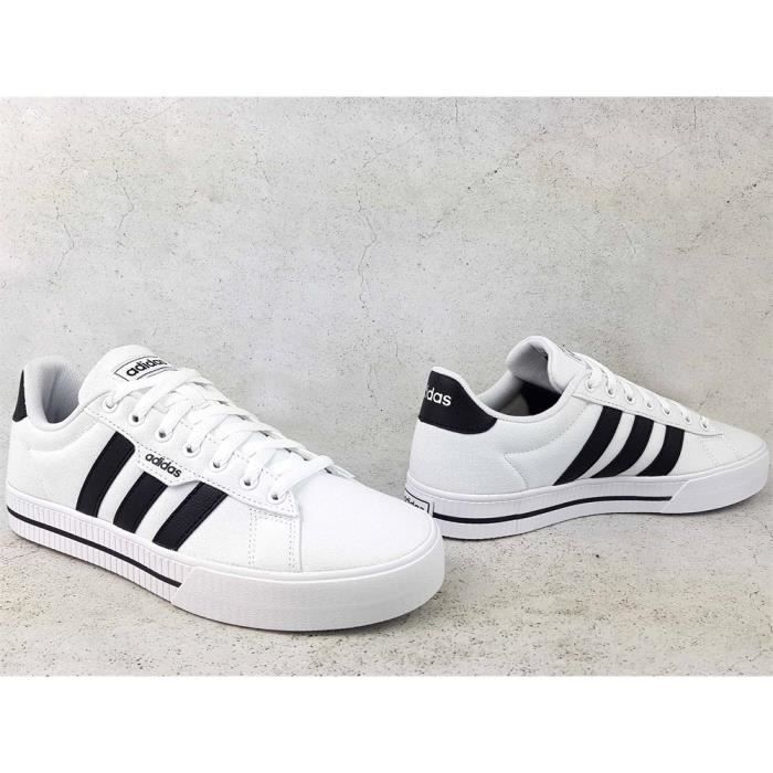 Chaussures Homme ADIDAS Daily 30 Blanc Synthetique Lacets Plat Blanc Cdiscount Chaussures