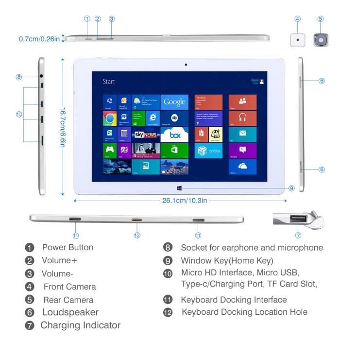 ALLDOCUBE iWork 10 Pro- Tablette Tactile 10,13