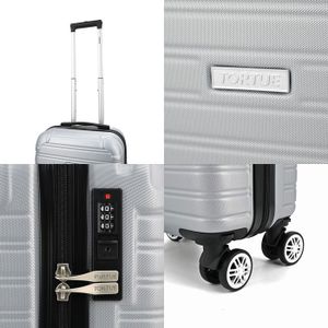 Valise Cabine Aérial California - 4 Roues Doubles Violet