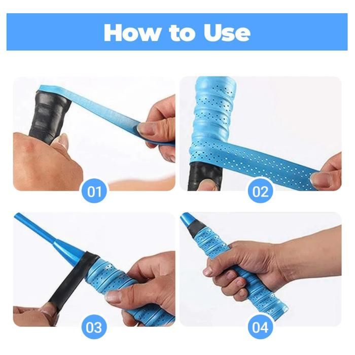 Ruban Absorbant Squash Bande De Grip Absorbante Pour Raquette De Badminton Squash Adh J 392235