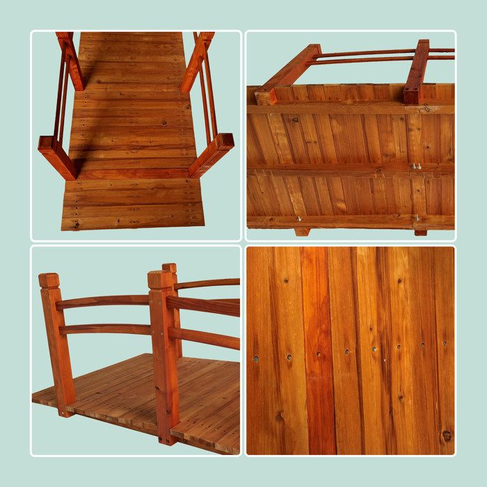 Relaxdays Bac à couverts extensible, bambou, H x L x P : 6,5 x 23,5-40