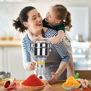 Moulin à café électrique, en acier inoxydable, machine à écraser les haricots, les épices, le sel, le poivre, les herbes, les noix, le broyage, le mélangeur, outil multifonction pour la maison Moulin à café électrique, en acier inoxydable, machine à écraser les haricots, les épices, le sel, le poivre, les herbes, les noix, le broyage, le mélangeur, outil multifonction pour la maison