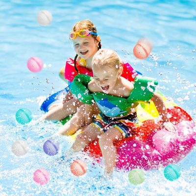 Sternstunde Lot de 12 bombes à eau, réutilisables, pour enfants, à remplissage rapide, idéales comme jouets aquatiques pour enfants, adultes, été, piscine, plage et jardin