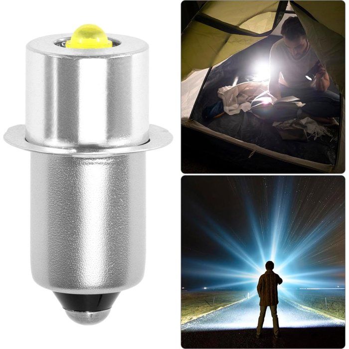 Ampoule LED De Rechange M-aglite – 3V 3W, Culot P13.5S, 160 Lumens, Blanc