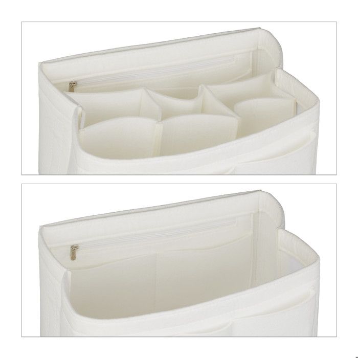 Organiseur De Sac à Main Pour Sac à Main, Organiseur De Sac En Feutre Pour Birkin 25, Insert De Rangement De Sac Fourre-tout 8033, Gris, Taille S