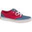vans bleu et rouge
