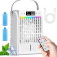 Mini Climatiseur Portable 4 en 1, 4 Vitesses, 2 Modes de Brume, 1500 ml, Minuterie 1/2/3 H, 7 LED Couleur, USB. FILM ALIMENTAIRE