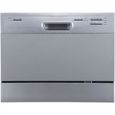 Lave-vaisselle pose libre AMICA ADP 0601 S - Gris - 6 programmes - Eco 50°C - 49 dB-0