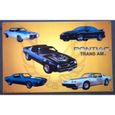 Plaque Pontiac Trans Am Avec 5 Voitures Tole Deco Garage Achat Vente Objet Decoration Murale Cdiscount