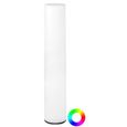 Lampadaire polyéthylène blanc Intérieur Extérieur Fity Ø19 x H160 cm batterie rechargeable + télécommande - Couleur éclairage-0