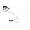 Adaptateur 8/30 pin USB Micro Type C pour iPhone iPad, Modele: 8 pin M / Micro USB F-0