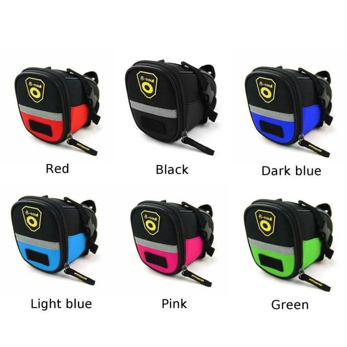 Sac Porte Bagages De Velo Sac De Guide Bicyclette Sacoche De Selle Sac De Siege Arriere Sac De Coussin En Tissu Oxford Rouge Prix Pas Cher Cdiscount