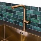 Robinetterie Cuisine Pure II mitigeur évier à douchette extractible cuivre brossé Essebagno