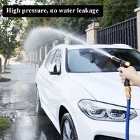 Pistolet à eau haute pression portable pour lavage voiture, jardin, buse arrosage, mousse, vente gros