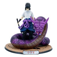 Figurine Naruto - Sasuke Et Son Serpent - Statue D'Anime Et De Manga - Collection Pour Les Fans - Hauteur 23 cm - Version Premium