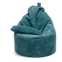 Paco Home Extérieur Fauteuil Poire Fauteuil Salon Coussin Assise Pouf Coussin De Sol Repose-Pied Carré Moderne Non Garni Chiné 50x50x40