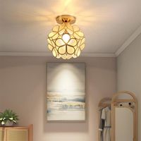 Plafonnier Industriel Rétro en Métal - Vintage Plafonnier E27 - Lampe de Plafond pour Entrée, Salon, Porche, Couloir, Salle à