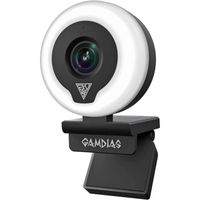 GAMDIAS IRIS M1 Streaming Webcam, Full HD 1080p 60FPS