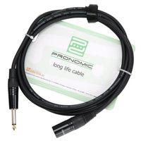 Pronomic Stage JMXM-2.5 câble audio jack mono/XLR 2,5 m noir