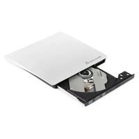 Salcar Lecteur DVD/CD DVD-RW USB 3.0 avec Puce pour Apple Macbook Pro iMac Blanc