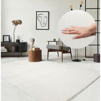 Tapis pour le salon ou de chambre - creme - 160x220 cm | Rectangulaire | Lavable jusqu'à 30 degrés | Tapis LOFT de The Carpet