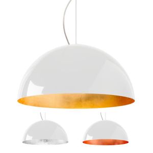 Design Lumière ∅60cm Lampe à Suspension Lampe de Couronne Noir Mat Led Neuf