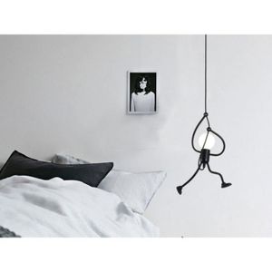 Luminaire Suspendu Fusee Argent O18 Cm Lampe Moderne Plafonnier