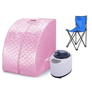 Sauna /à Vapeur Machine portative de Station Thermale de Sauna /à Vapeur Machine /à la Maison de Pot de Vapeur avec la Tente Pliable de Coton imperm/éable pour Perdre Le Poids EU Plug