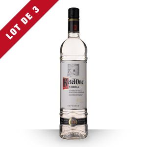 VODKA Lot de 3 - Vodka Ketel One 70cl
