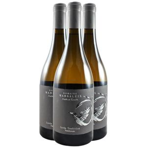 VIN BLANC Ventoux Tradition Fût Blanc 2021 - Bio - Lot de 3x75cl - Domaine de Marsaleix - Vin AOC Blanc de la Vallée du Rhône