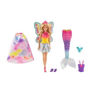 POUPÉE Poupée Barbie Dreamtopia Arc-en-ciel coffret 3 en 