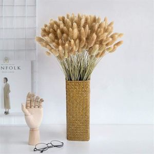 Plantes De Roseau pour La D/écoration De La Maison Remplissage De Vase Boho Herbe de Pampa Artificielle Grand 43 Pouces 110cm (Noir) 3 Tiges D/écor dherbe De Pampa Haut Plumes De Roseau Faux