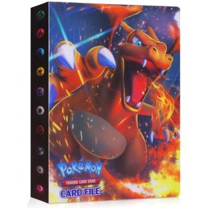 Dos à Dos Album Pokemon Album de Cartes à Collectionner UHIPPO Albums pour Cartable de Cartes Pokémon Mewtwo VS Mew Classeur Carte Pokemon Peut Tenir 240 Cartes 
