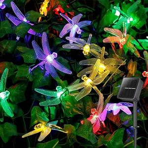 GUIRLANDE D'EXTÉRIEUR 6.5m Guirlande Solaire Jardin Extérieur 30 LED Lib