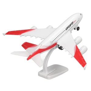 AVIATION Modèle d'avion de passagers en alliage - CUQUE - Jet de passagers jouet avec présentoirXU010