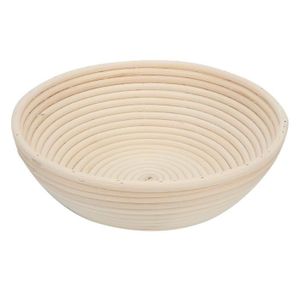Rond Brotform en rotin de Canne pour bâtards avec Doublure en Tissue CANDeal 22cm Panier d/'épreuvage Banneton pour Pain au levain