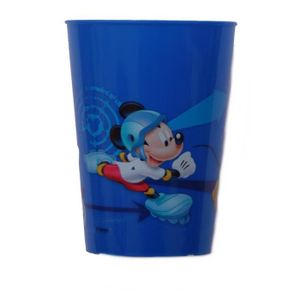 Gobelet Mickey Mouse Disney verre plastique enfant jaune 