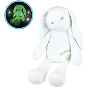 Peluche Nicotoy grand lapin beige 120cm doudou géant 1M20