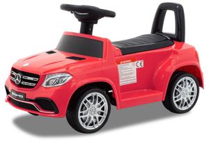 VEHICULE PORTEUR Voiture Porteur Enfant Mercedes GLS63 Rouge - 6-36 Mois - Effets Lumineux - Télécommande - MP3 - USB