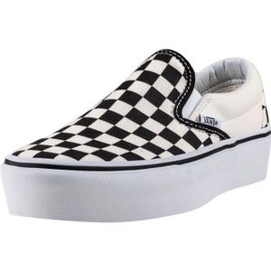 vans blanches sans lacets