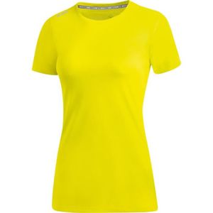 MAILLOT DE RUNNING T-shirt de running pour femme Jako Run 2.0 - Jaune fluo - Manches courtes respirantes