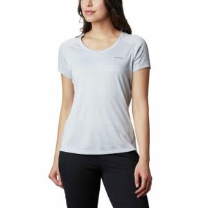 T-SHIRT THERMIQUE T-Shirt Columbia Zero Rules pour femme - Blanc - Respirant - Multisport