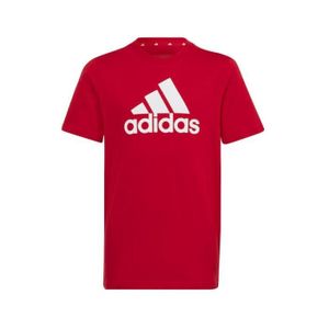T-SHIRT T-shirt ADIDAS Big Logo Tee JR Rouge